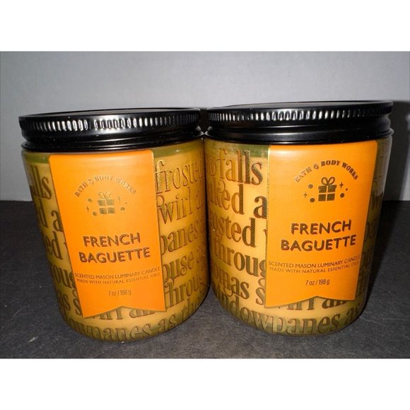 2 NEW BATH & BODY WORKS FRENCH BAGUETTE SCENTED CANDLE SINGLE WICK 7 OZ … - Picture 2 of 14